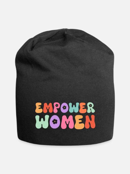 Empower Women - Jersey-Beanie - Schwarz