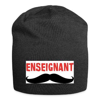 ENSEIGNANT - Bonnet en jersey - charbon - Devant