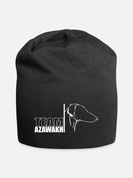 TEAM Azawakh Profil Hunde Hund Windhund Wilsigns - Jersey-Beanie - Schwarz