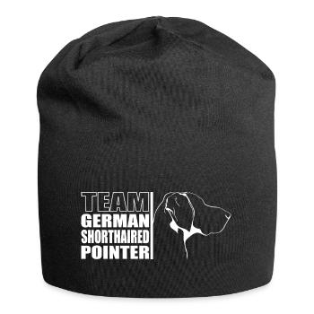 TEAM German Shorthaired Pointer Hunde Wilsigns - Jersey-Beanie - Schwarz - Vorne