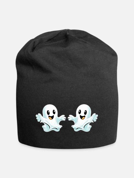 Geister - Jersey-Beanie - Schwarz