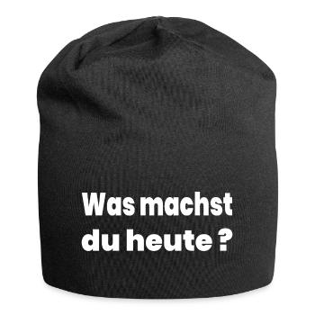 Party - Jersey-Beanie - Schwarz - Vorne