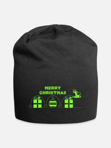 Weihnachtsmann, Videospiel - Jersey-Beanie - Schwarz