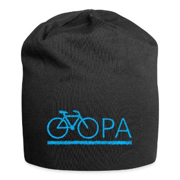 bester Opa Fahrrad Mountainbike Radeln Kritzeln - Jersey-Beanie - Schwarz - Vorne