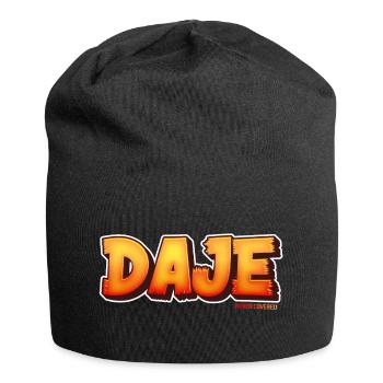 Roman phrases: DAJE - Jersey Beanie - black - Front