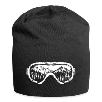 Lunettes de ski Montagnes Ski Snowboard - Bonnet en jersey - noir - Devant
