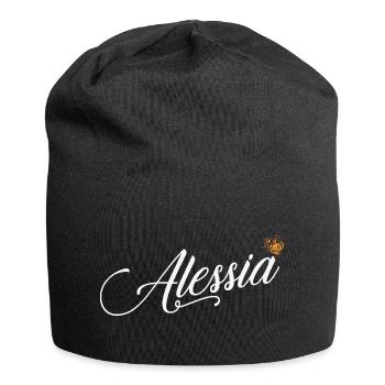 Alessia Nom pour les femmes Enfants Tout-petits - Alessia - Bonnet en jersey - noir - Devant
