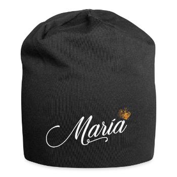Maria Nom personnalisé pour les femmes Enfants Tout-petits - Maria - Bonnet en jersey - noir - Devant