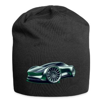 Futuristic super car - Jersey Beanie - black - Front