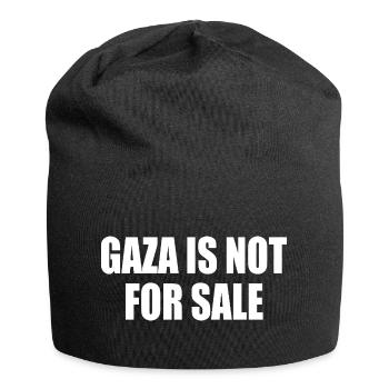 gaza is not for sale - Jersey Beanie - black - Front