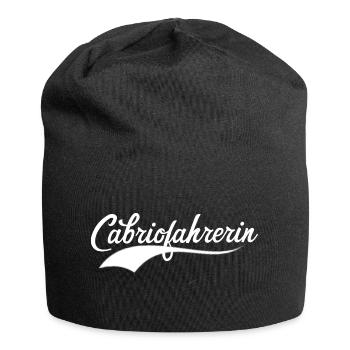 Cabriofahrerin Spruch Frauen Cabriolet Statement - Jersey-Beanie - Schwarz - Vorne