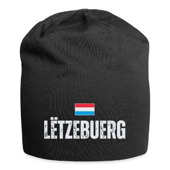 Flag of Luxembourg, Luxembourg patriot - Jersey Beanie - black - Front