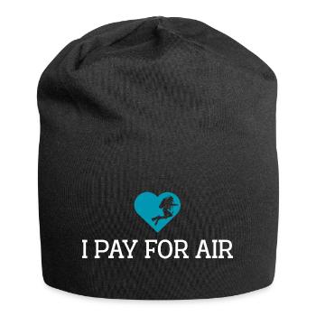 I Pay for air Scuba diving - Jersey Beanie - black - Front