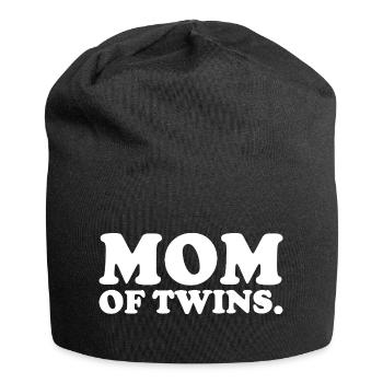 Mom Of Twins Tee Twin Mama - Bonnet en jersey - noir - Devant