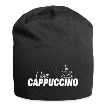 J’ADORE LE CAPPUCCINO - Bonnet en jersey - noir - Devant