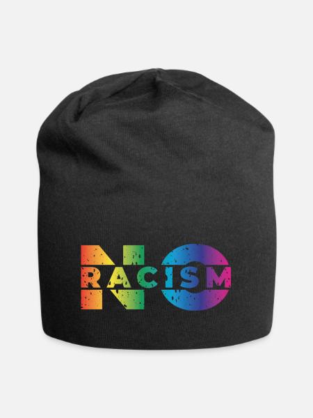No Racism - Jersey-Beanie - Schwarz
