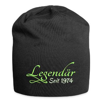 Legendaer 1974 - Jersey-Beanie - Schwarz - Vorne