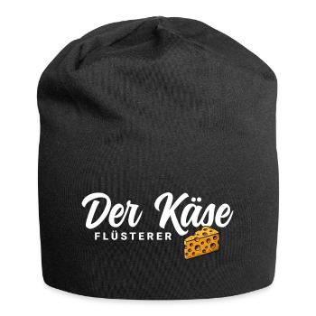 Der Käse Flüsterer - Jersey-Beanie - Schwarz - Vorne