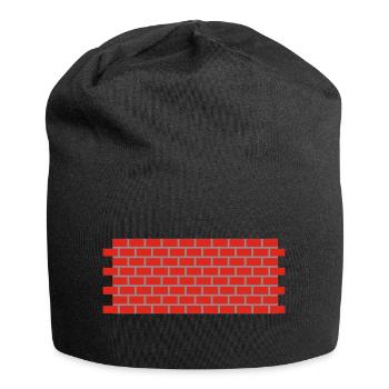 Maurer Mauer - Jersey-Beanie - Schwarz - Vorne