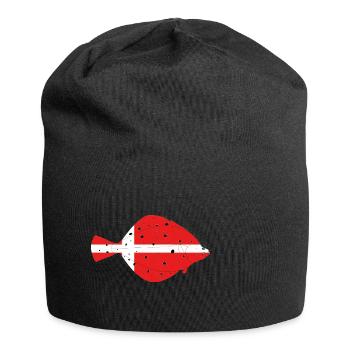 Scholle_20160304_vollformat_DK - Jersey-Beanie - Schwarz - Vorne