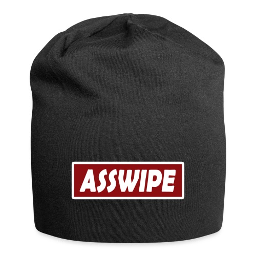 Funny asswipe hat - Jersey Beanie