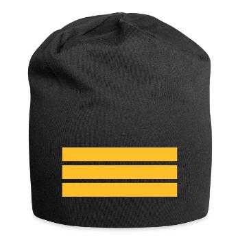 Korvettenkapitän - Jersey-Beanie - Schwarz - Vorne