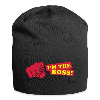 im_the_boss__f2 - Jersey-Beanie - Schwarz - Vorne