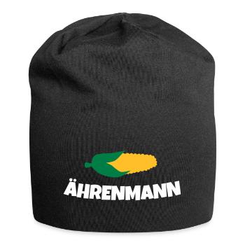 Ährenmann Ehrenmann Bauer Landwirt - Jersey-Beanie - Schwarz - Vorne
