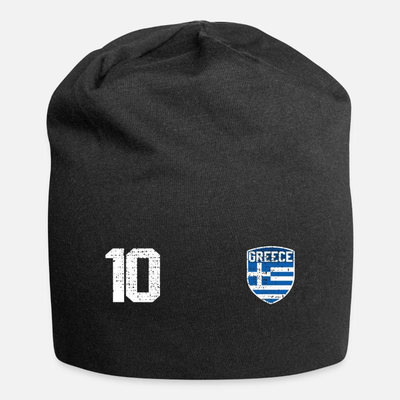 Maillot de la grèce - Bonnet en jersey - noir