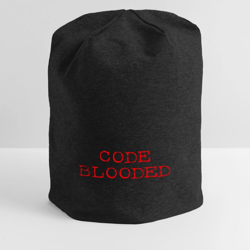 Code Blooded Cool Programmer Coder Code Blood Bonnet en jersey
