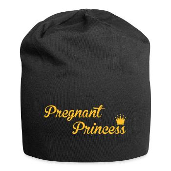 Pregnant Princess - Jersey-Beanie - Schwarz - Vorne