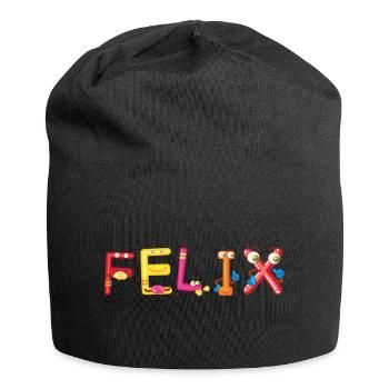 Felix - Jersey-Beanie - Schwarz - Vorne