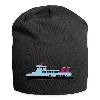 schiff - Jersey-Beanie - Schwarz - Vorne