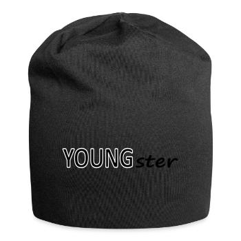 Youngster Jugendlicher Jugend Jugendliche - Jersey-Beanie - Schwarz - Vorne