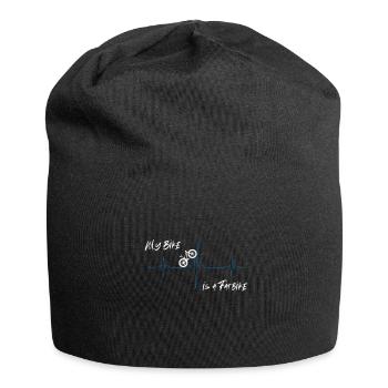 Fatbike Bike Mountainbike Fahrrad MTB Radfahrer - Jersey-Beanie - Schwarz - Vorne