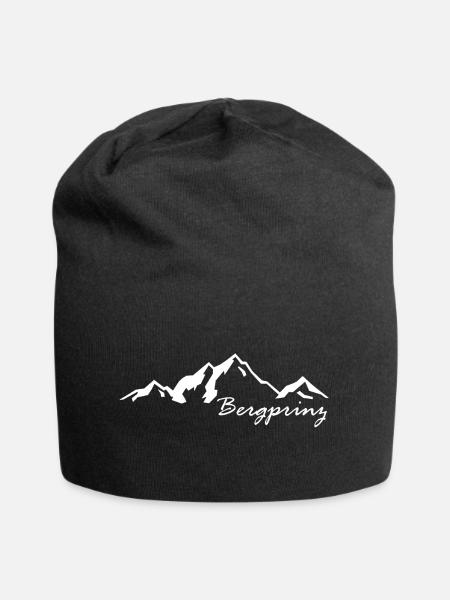 Bergprinz - Jersey-Beanie - Schwarz