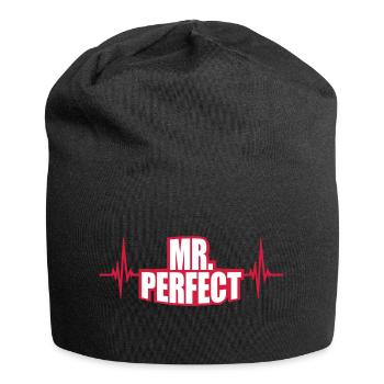 EKG Mr Perfect - Jersey Beanie - black - Front