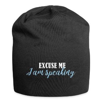 excuse me i m speaking - Bonnet en jersey - noir - Devant