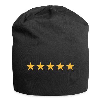 Évaluation 5 étoiles - Évaluation 5 étoiles vide - Bonnet en jersey - noir - Devant