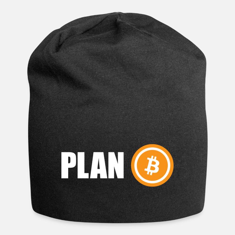 Plan B Bitcoin - Jersey-Beanie - Schwarz