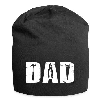 DAD - Outils - Père - Papa - Cadeau de la fête des Pères - Bonnet en jersey - noir - Devant