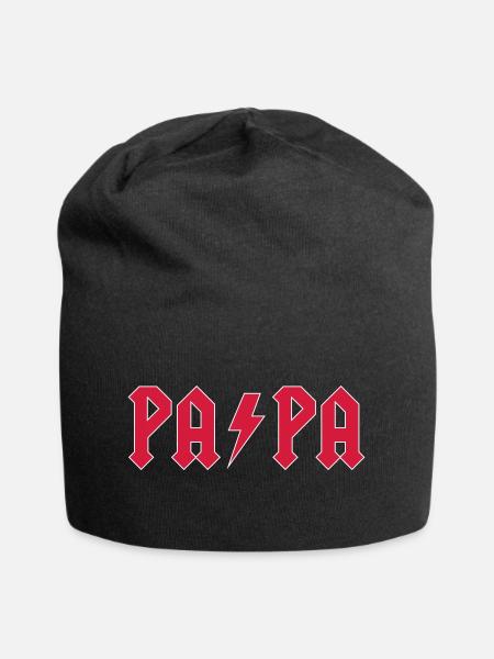 music papa 01 - Bonnet en jersey - noir