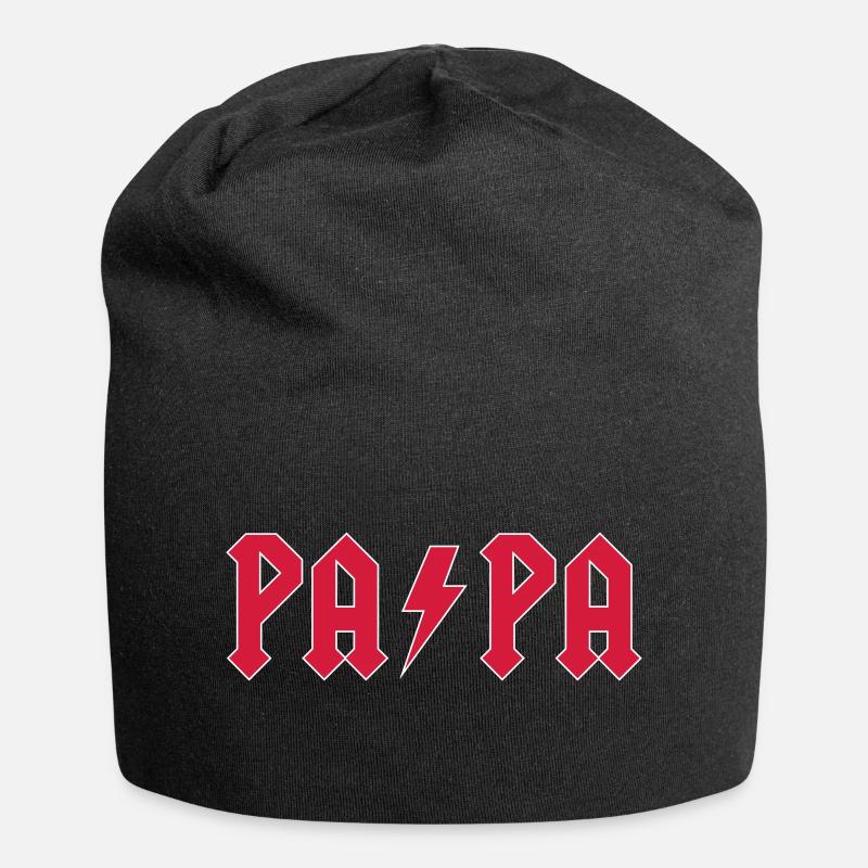 music papa 01 - Bonnet en jersey - noir
