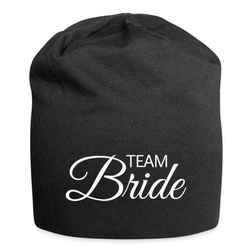 Team Bride - weisse Schrift - Jersey-Beanie