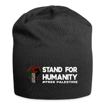 Liberté Poing Palestine libre - Bonnet en jersey - noir - Devant
