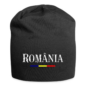 ROMANIA, România - Jersey Beanie - black - Front