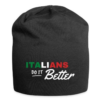 ITALIANS DO IT BETTER - Jersey-Beanie - Schwarz - Vorne
