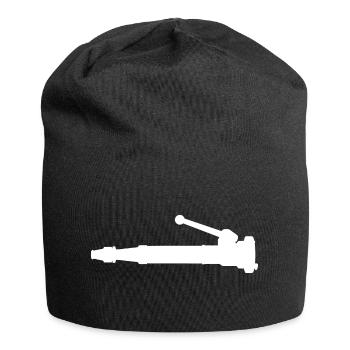 Fire department brigade water jet nozzle, jet pipe - Jersey Beanie - black - Front
