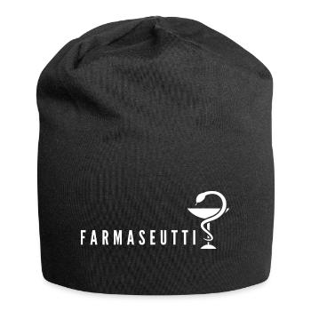 Apotheker - Jersey-Beanie - Schwarz - Vorne
