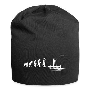 Entwicklung der Fischerei - Jersey-Beanie - Schwarz - Vorne